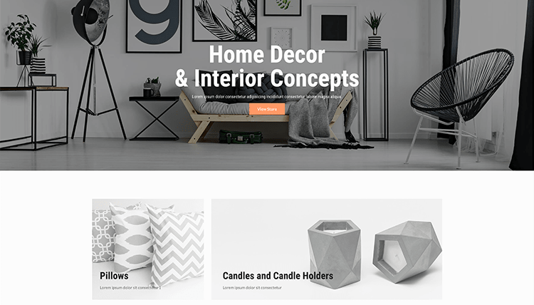 Home Decore Web Design